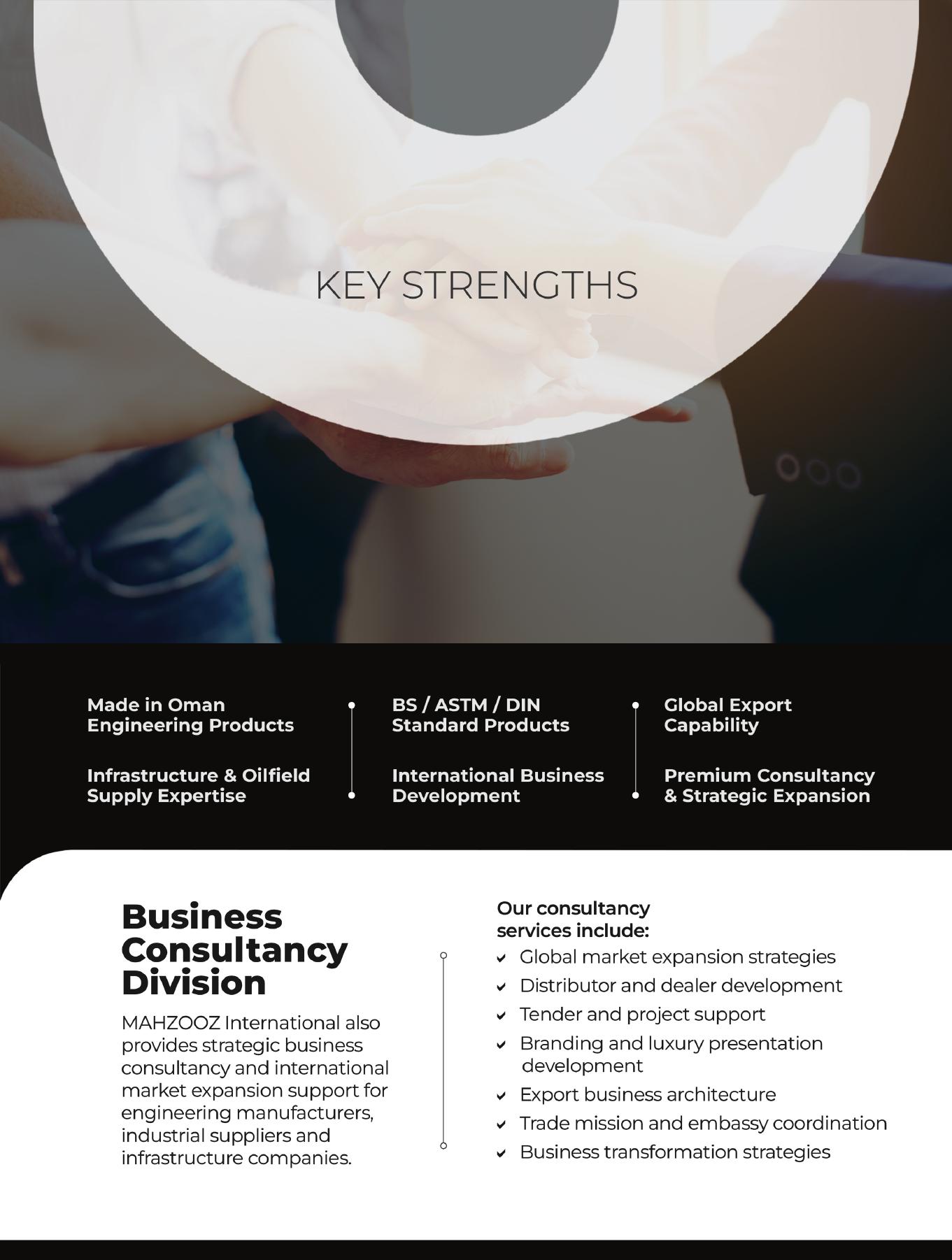 Mahzooz corporate strengths