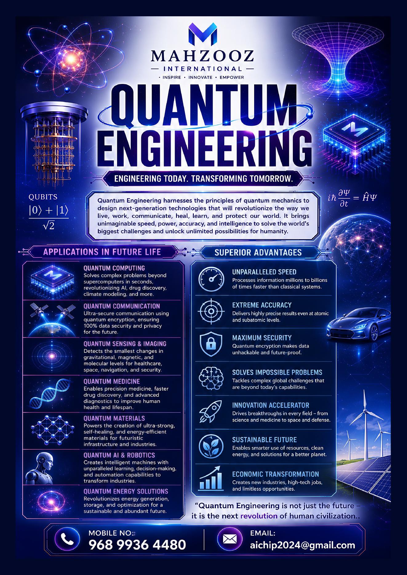 Quantum engineering and future applications